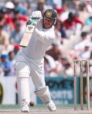 AUSTRALIA - JANUARY 1: Allan Border of Australia bats during a Test match on January 1, 1994 in Australia.